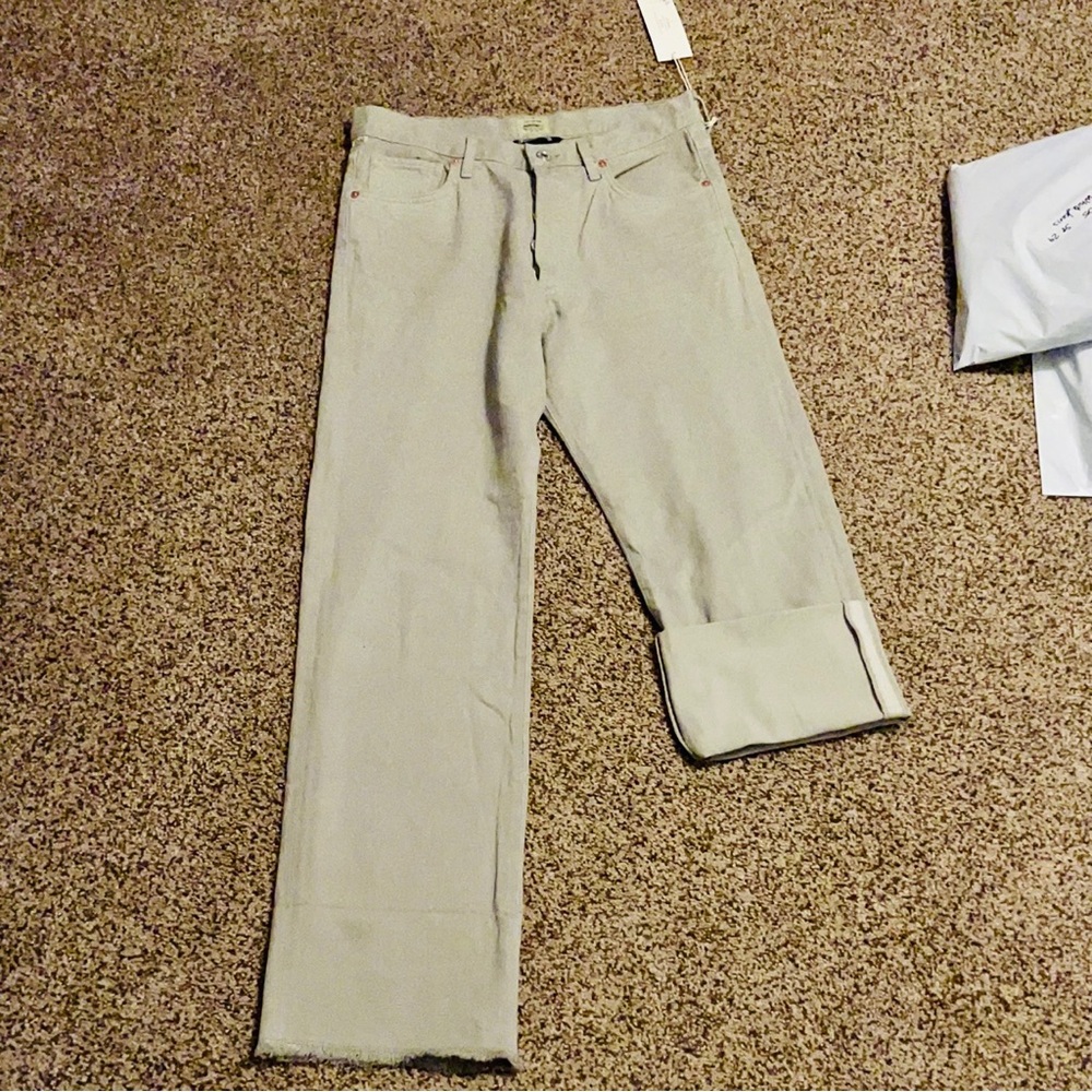 Citizens Of Humanity Parker High-Rise Relaxed Cuffed Crop Sz27